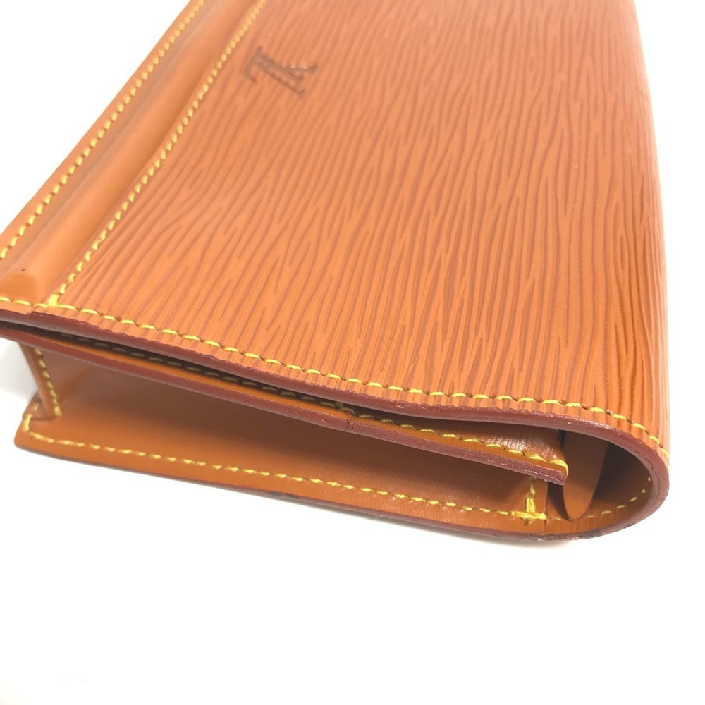 LOUIS VUITTON Authentic Brown Leather Pouch - Picture 3 of 12